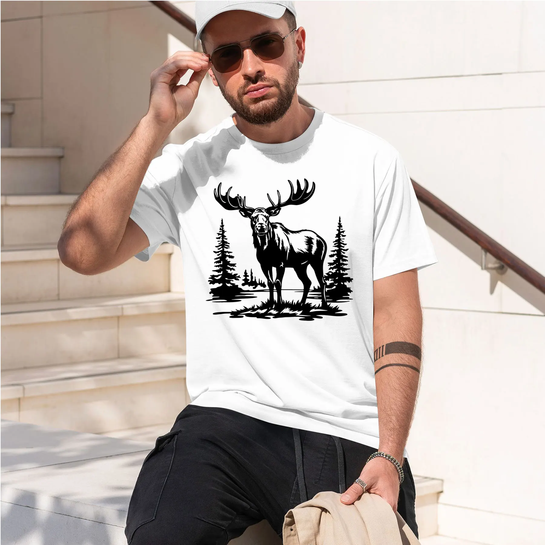 Camiseta de cuello redondo div - Commercial Printing File reseña y precio